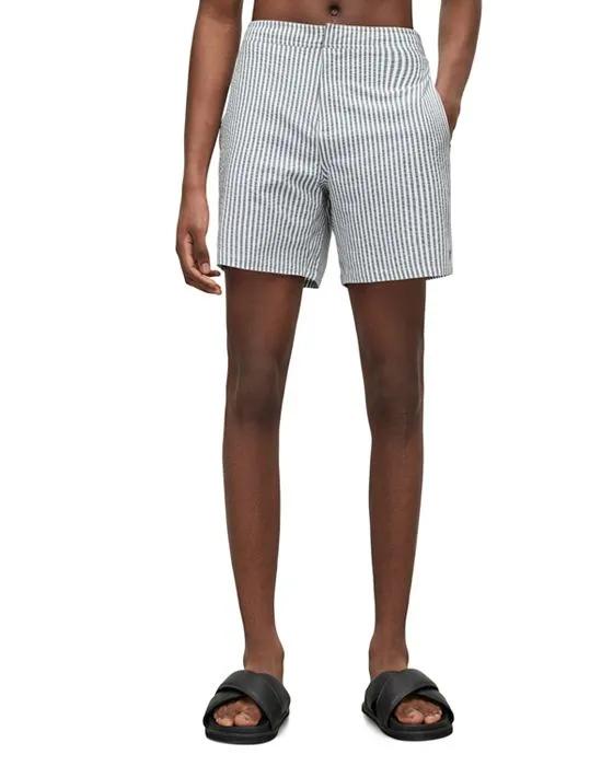 Warden Stripe Swim Shorts