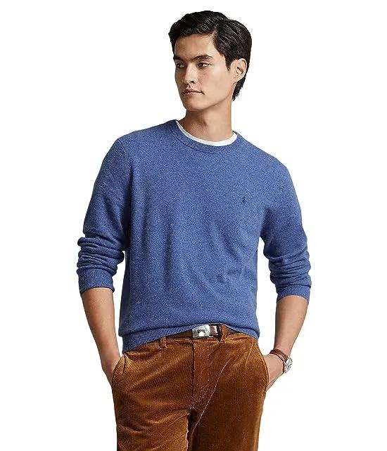 Washable Cashmere Crew Neck Sweater