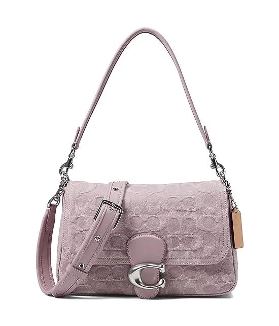 Washed Denim Soft Tabby Shoulder Bag