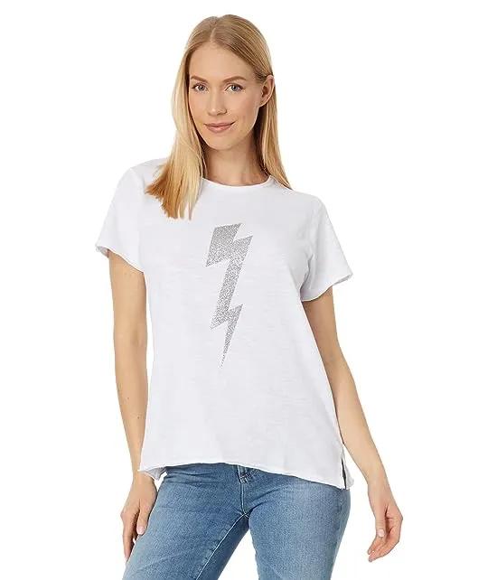 Wham - Short Sleeve T-Shirt w/ Bolt Print