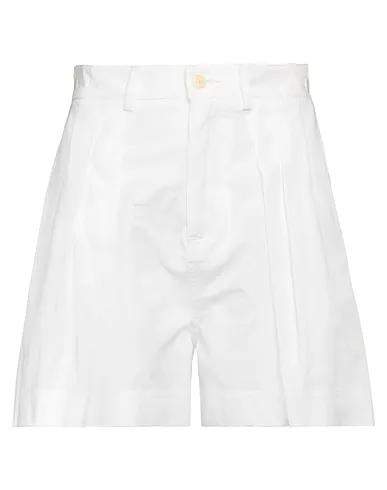 White Boiled wool Shorts & Bermuda