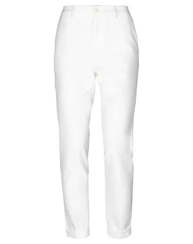 White Canvas Casual pants