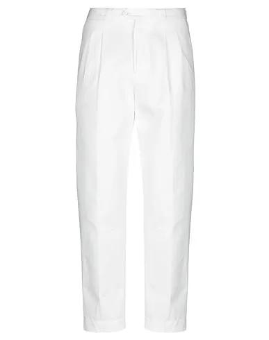 White Canvas Casual pants