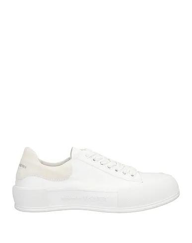 White Canvas Sneakers