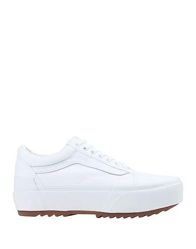 White Canvas Sneakers UA Old Skool Stacked
