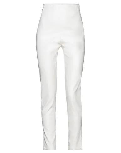 White Casual pants