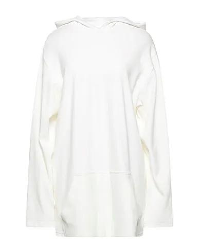 White Chenille Hooded sweatshirt