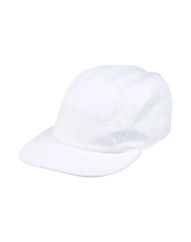 White Cotton twill Hat