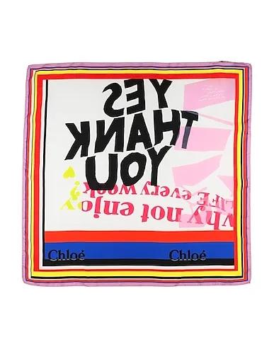 White Cotton twill Scarves and foulards