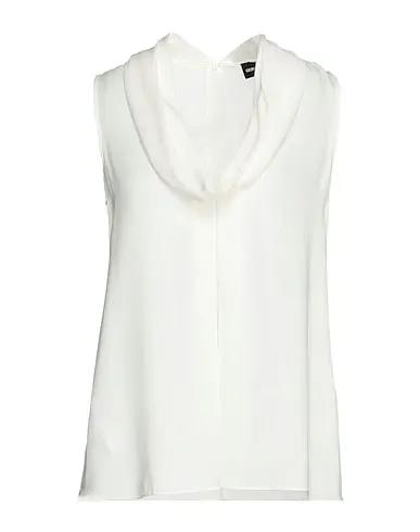 White Crêpe Evening top