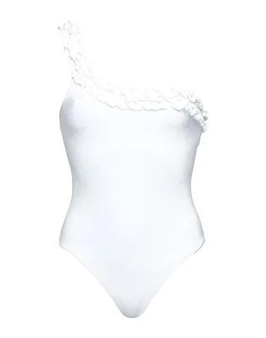 White Crêpe One-piece swimsuits