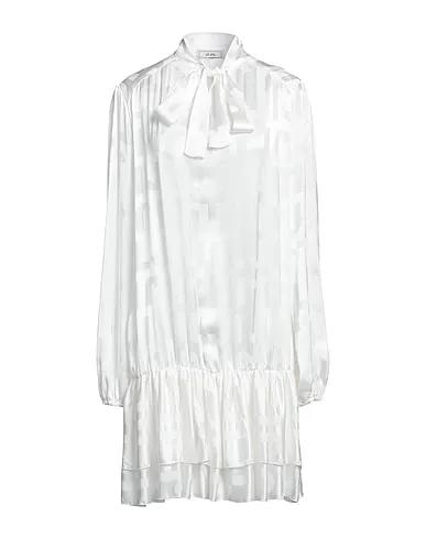 White Crêpe Short dress