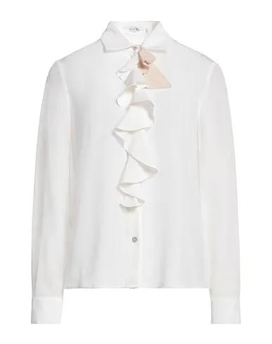 White Crêpe Silk shirts & blouses