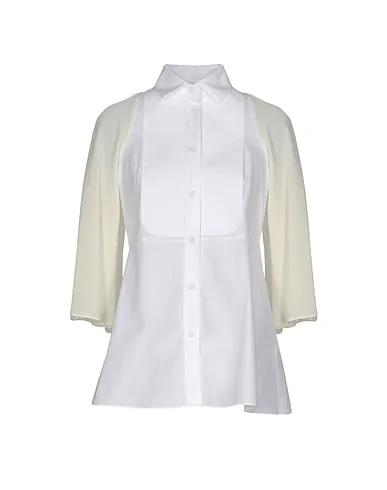 White Crêpe Silk shirts & blouses