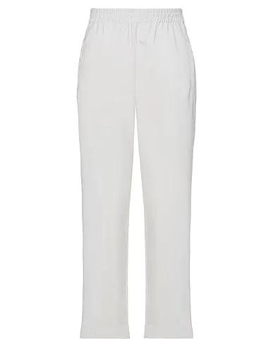 White Cropped pants & culottes