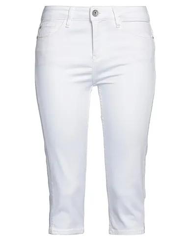 White Denim Cropped pants & culottes