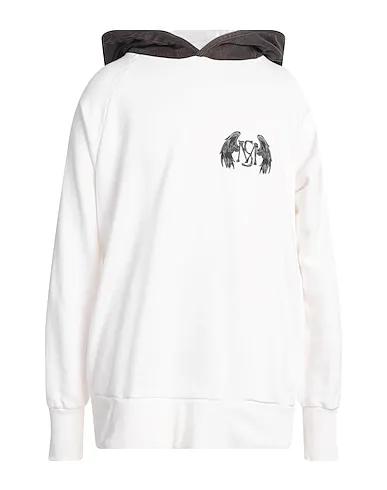 White Denim Hooded sweatshirt