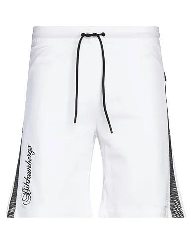 White Felt Shorts & Bermuda