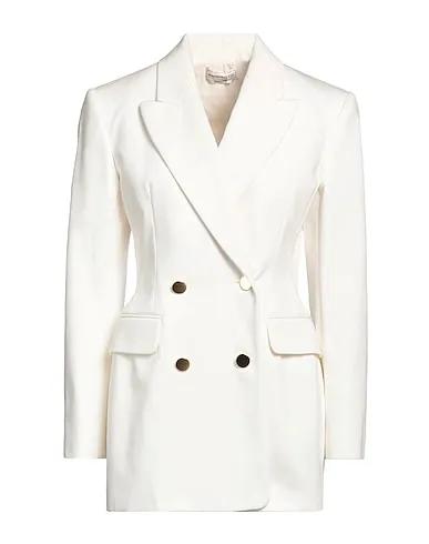 White Gabardine Blazer