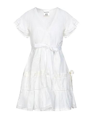 White Grosgrain Short dress