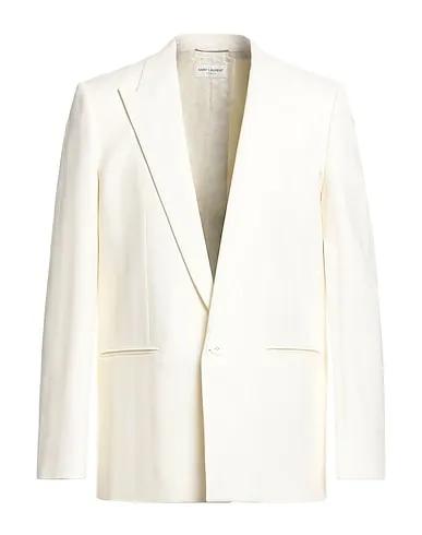 White Jacquard Blazer