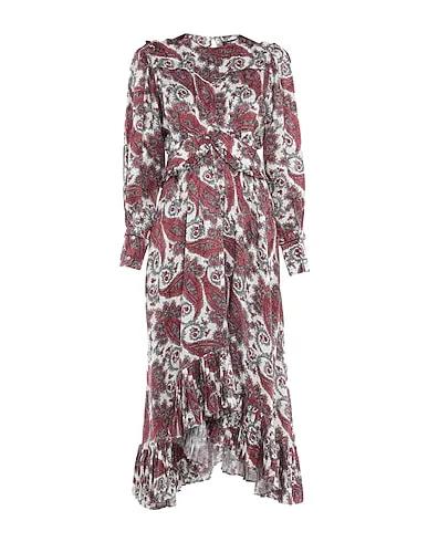 White Jacquard Midi dress