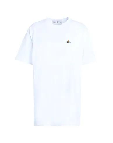 White Jersey Basic T-shirt CLASSIC T-SHIRT MULTICOLOR ORB