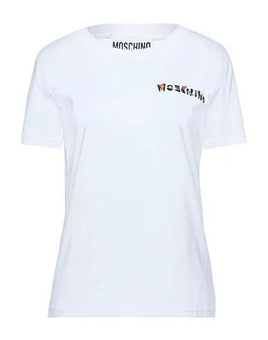White Jersey Basic T-shirt