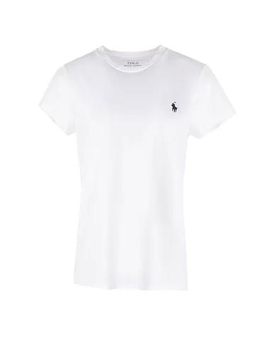 White Jersey Basic T-shirt