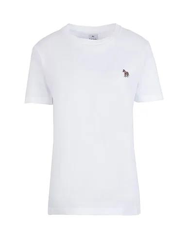 White Jersey Basic T-shirt WOMENS ZEBRA T-SHIRT

