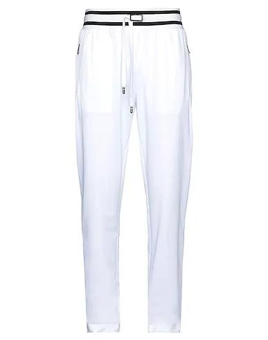 White Jersey Casual pants