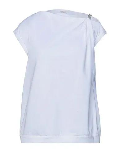White Jersey Evening top