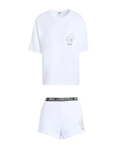 White Jersey Sleepwear IKONIK 2.0 SHORT PJ SET
