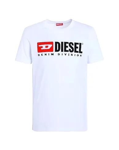 White Jersey T-shirt T-DIEGOR-DIV
