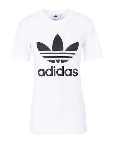 White Jersey T-shirt TREFOIL TEE
