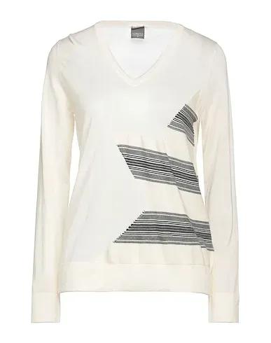 White Knitted Cashmere blend