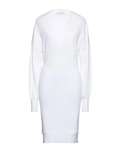 White Knitted Elegant dress