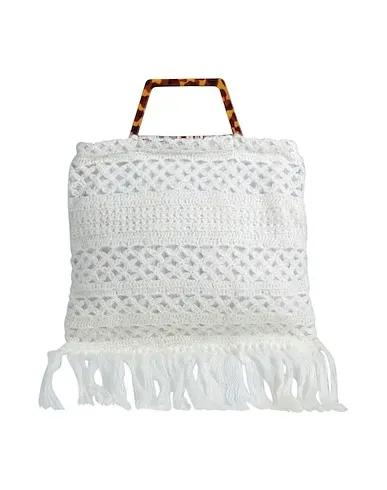 White Knitted Handbag