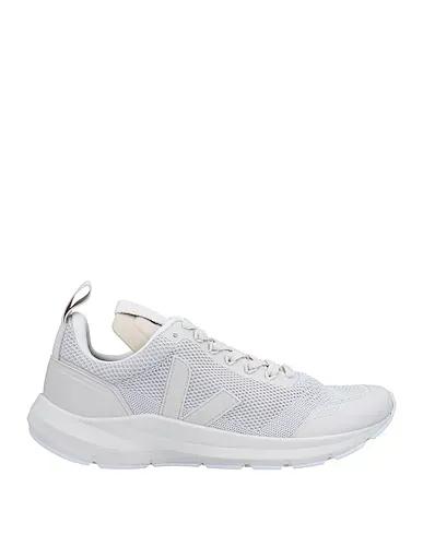 White Knitted Sneakers