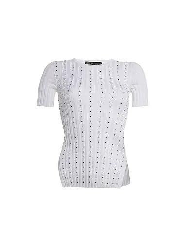 White Knitted Sweater