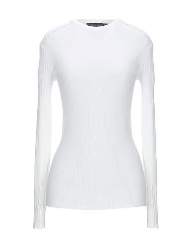 White Knitted Sweater