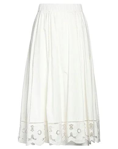 White Lace Midi skirt