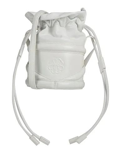 White Leather Cross-body bags