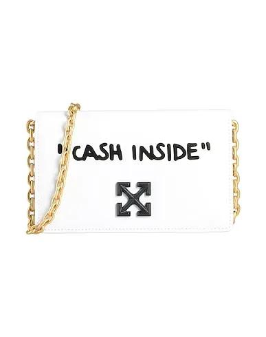 White Leather Cross-body bags