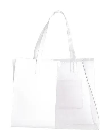 White Leather Handbag