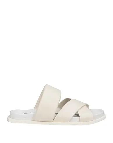 White Leather Sandals
