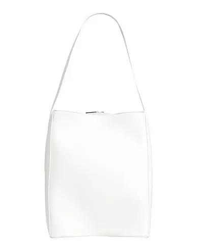 White Leather Shoulder bag