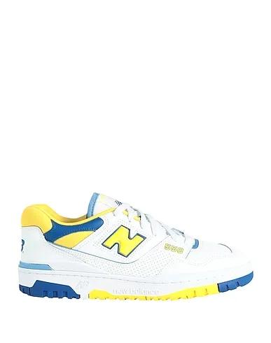 White Leather Sneakers 550
