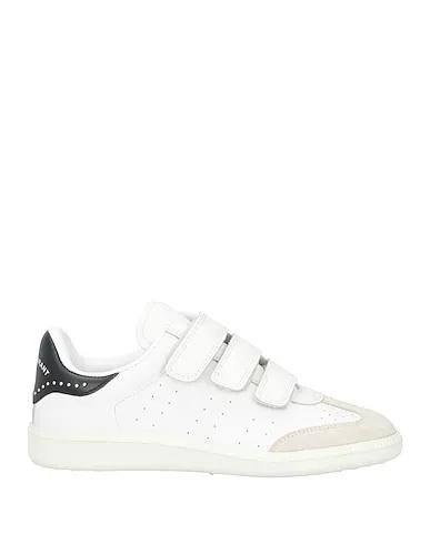 White Leather Sneakers