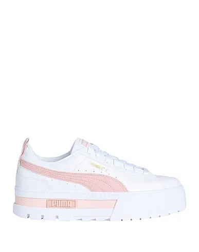 White Leather Sneakers Mayze Lth Wn's
